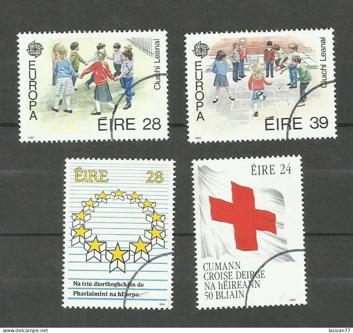 Irlande N°682 à 685 Cote 5.50€ - Gebruikt