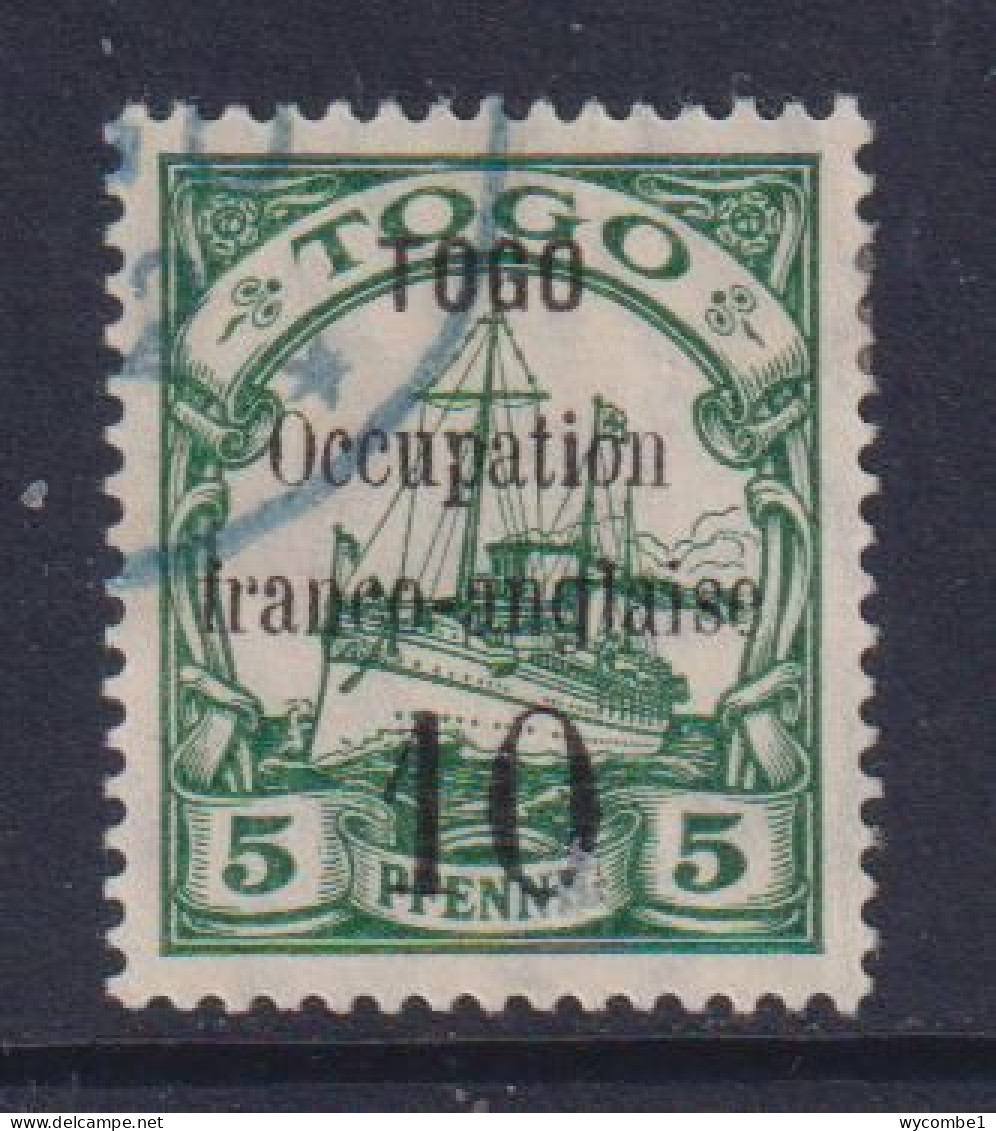 TOGO  - 1914 Optd Togo Occupation Franco-Anglais 10 On 5pf Used As Scan - Usados