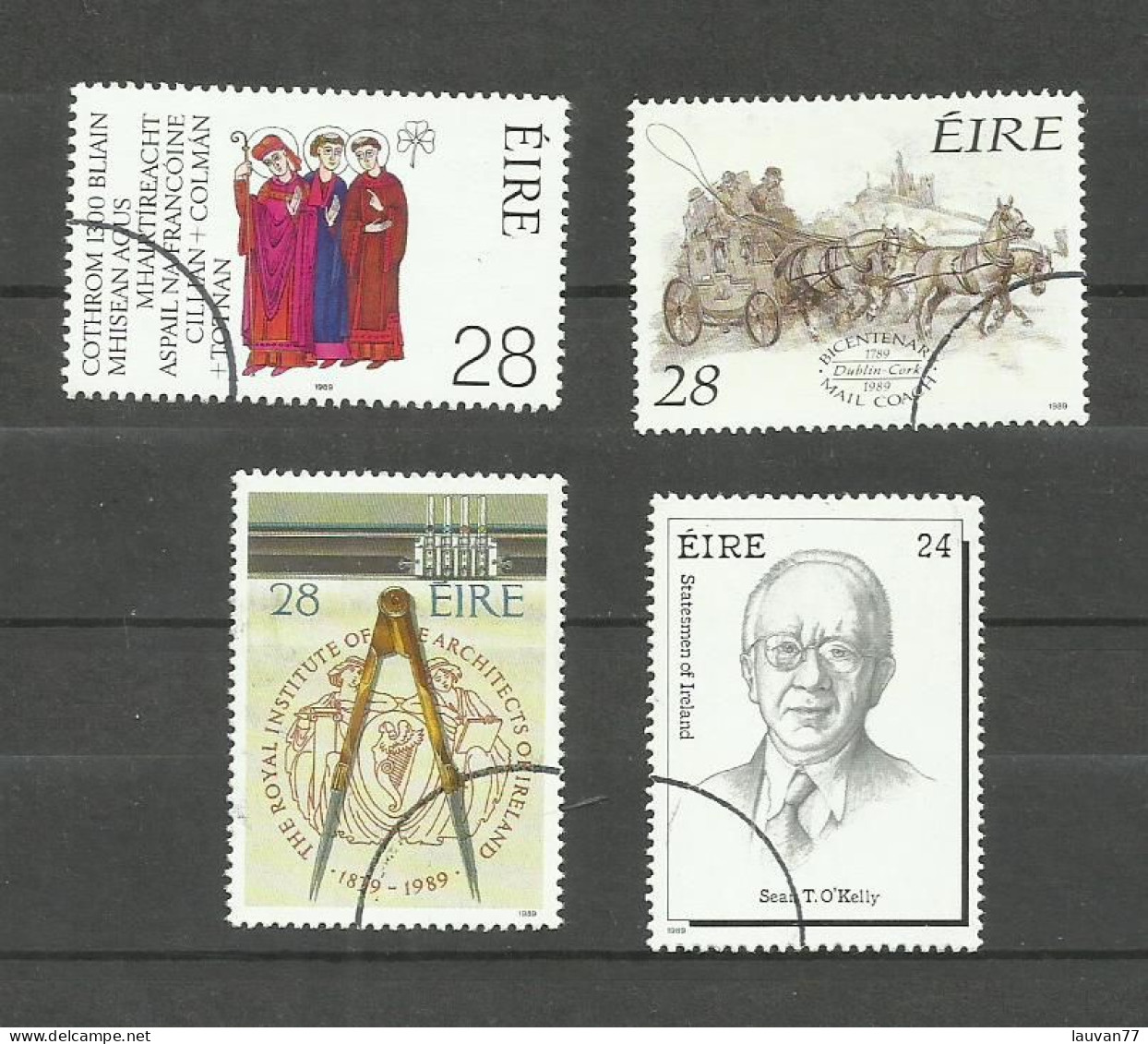 Irlande N°686 à 689 Cote 4€ - Used Stamps