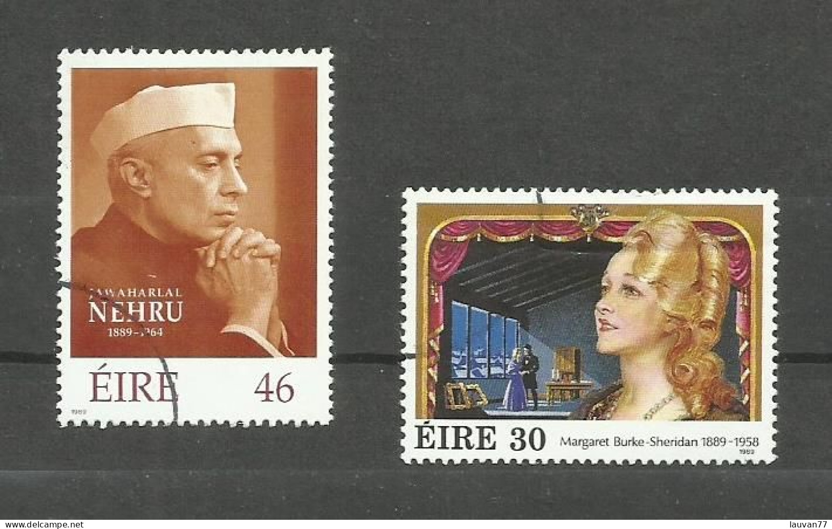 Irlande N°690, 691 Cote 4.50€ - Oblitérés