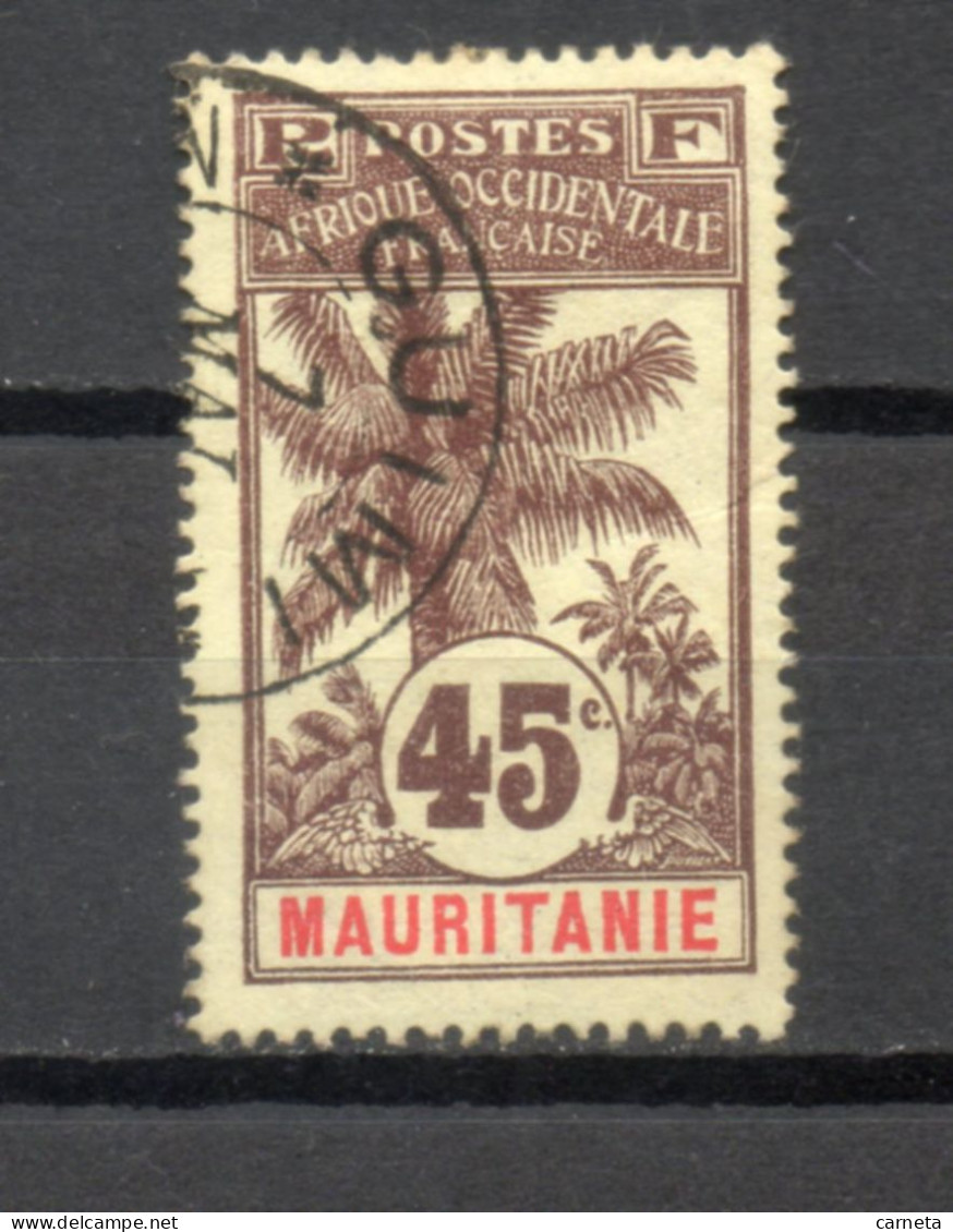 MAURITANIE  N° 11   OBLITERE    COTE 9.00€  TYPE PALMIER - Gebruikt