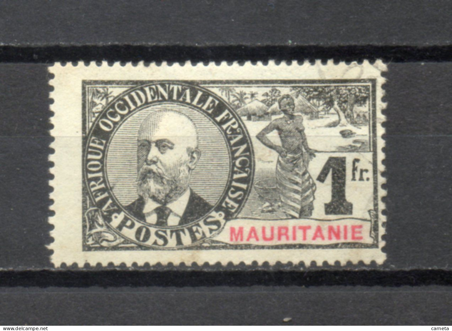 MAURITANIE  N° 14   OBLITERE    COTE 30.00€   GOUVERNEUR BALLAY - Used Stamps