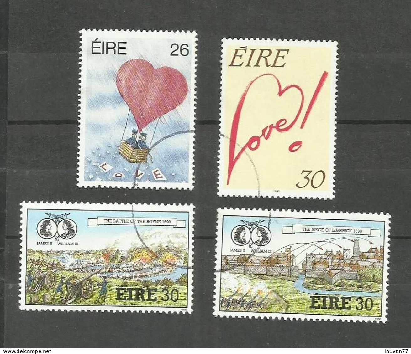 Irlande N°703, 704, 717, 718 Cote 6.50€ - Oblitérés