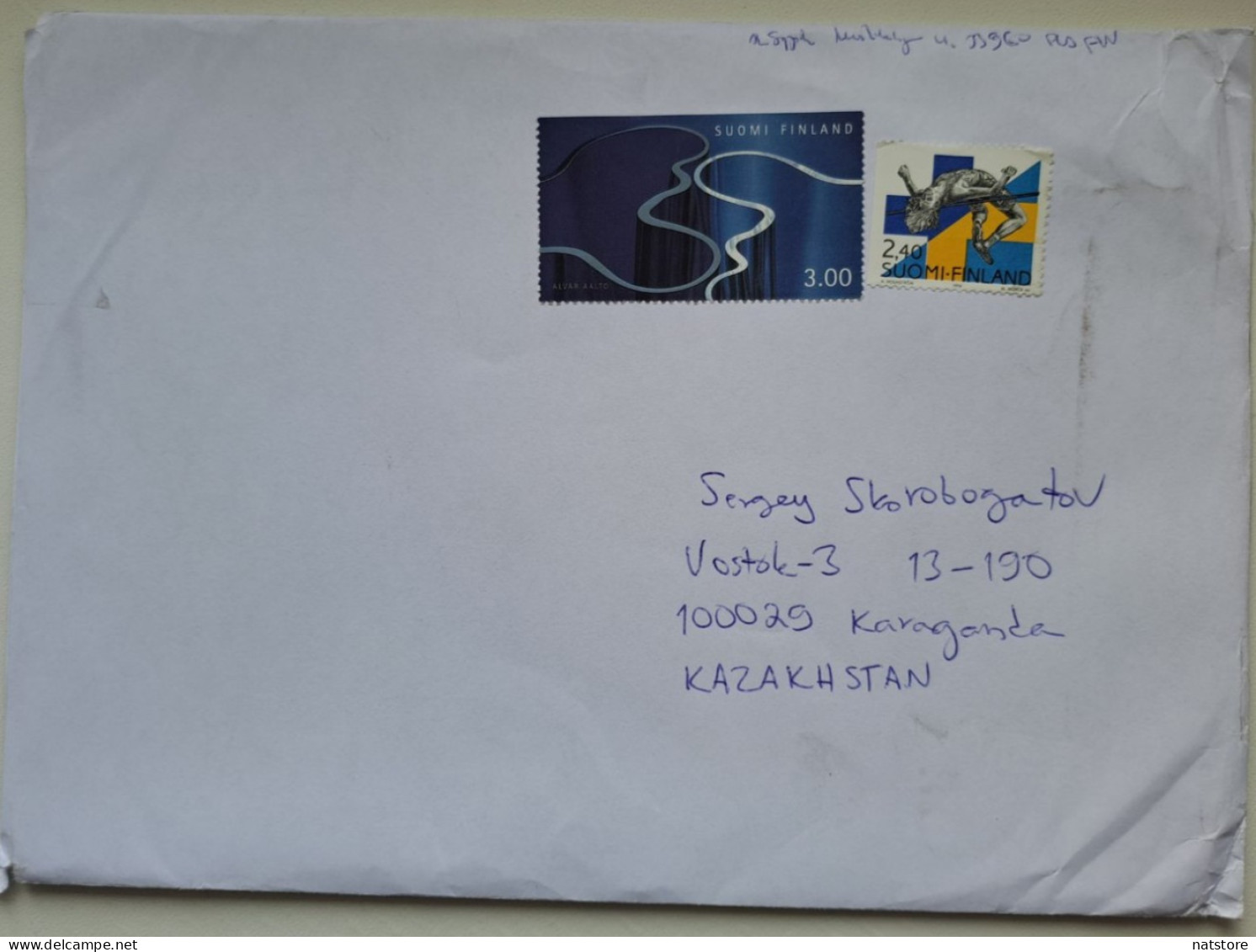 FINLAND..  COVER WITH  STAMPS...PAST MAIL..REGISTERED - Covers & Documents