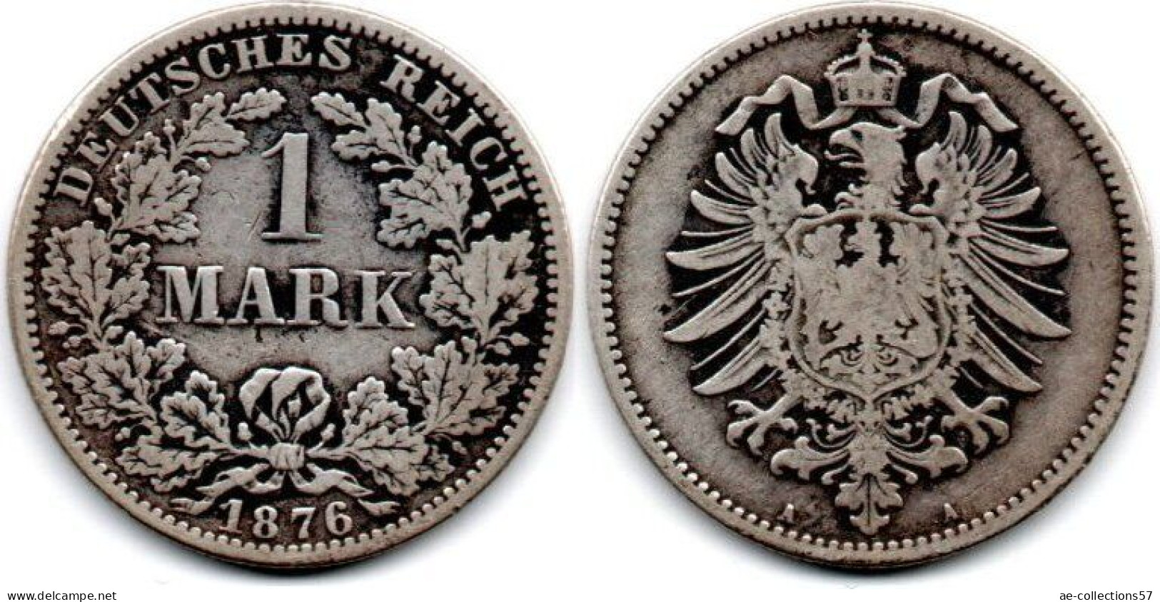 MA 29349 / Allemagne - Deutschland - Germany 1 Mark 1876 A TB+ - 1 Mark