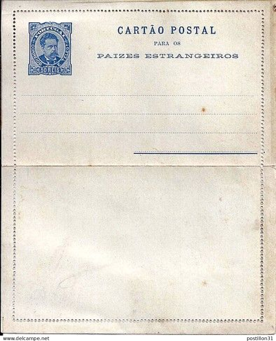 PORTUGAL N° 61 ENTIER POSTAL NEUF  - Lettres & Documents