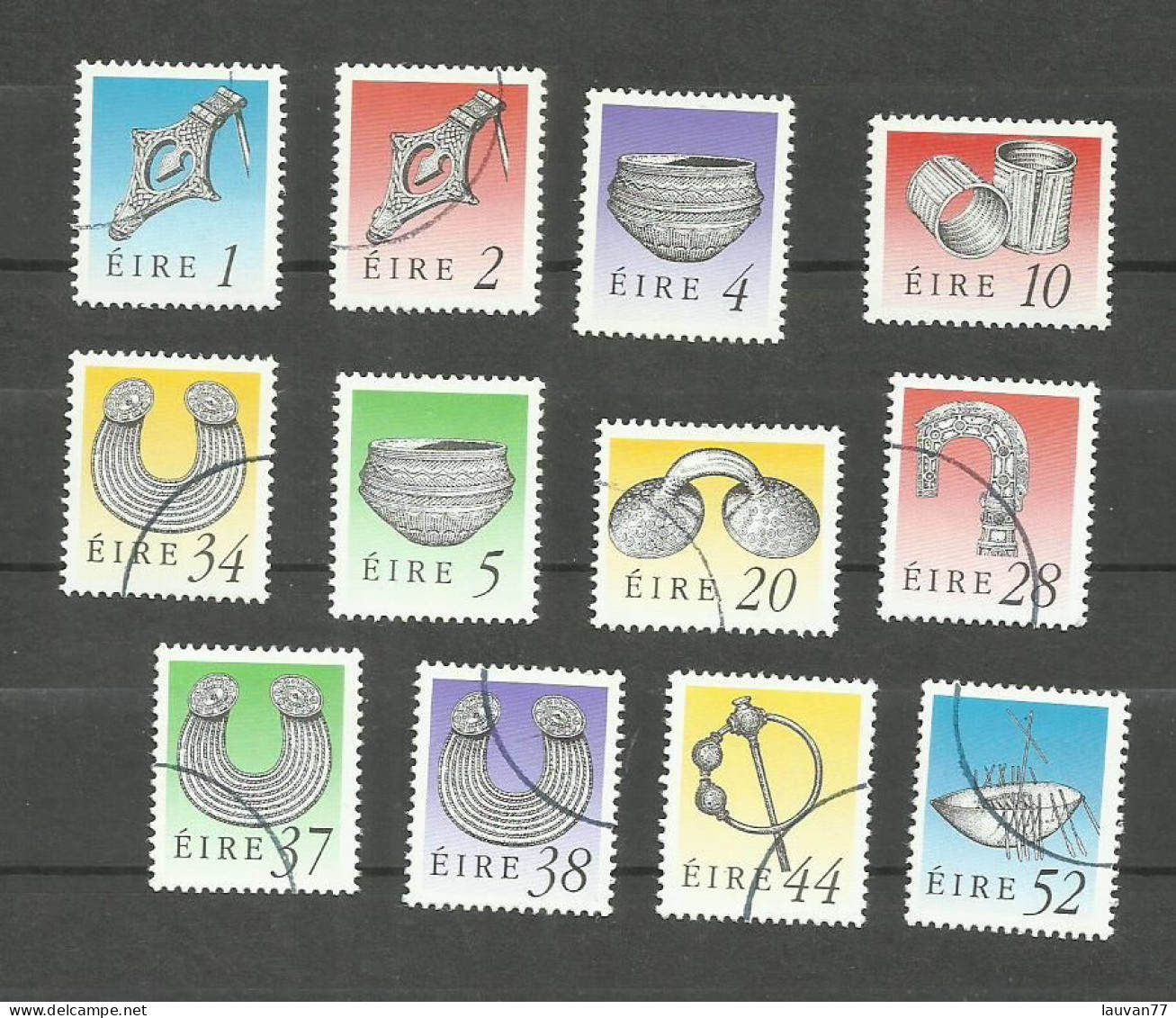 Irlande N°726 à 730, 744, 745, 752 à 756 Cote 5.75€ - Used Stamps