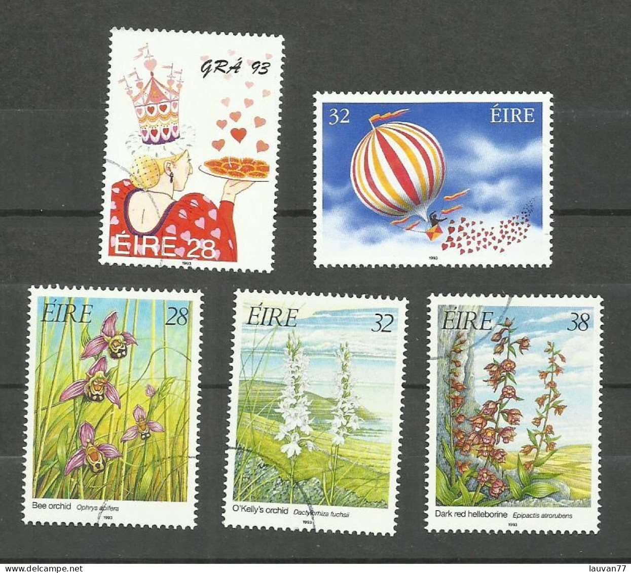 Irlande N°818, 819, 824 à 826 Cote 6€ - Gebraucht