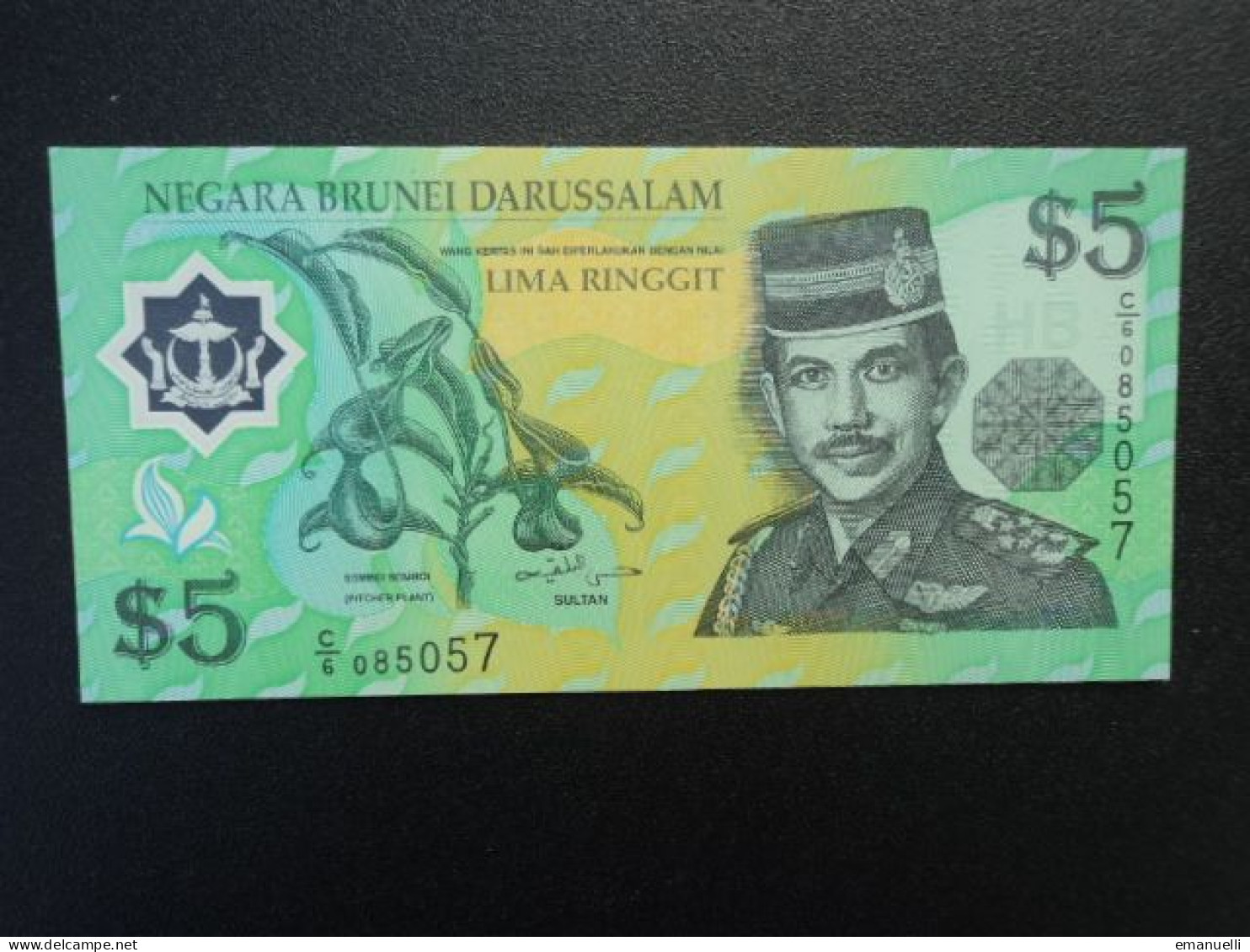 BRUNÉI * : 5 RINGGIT  2002    P 23b      NEUF - Brunei