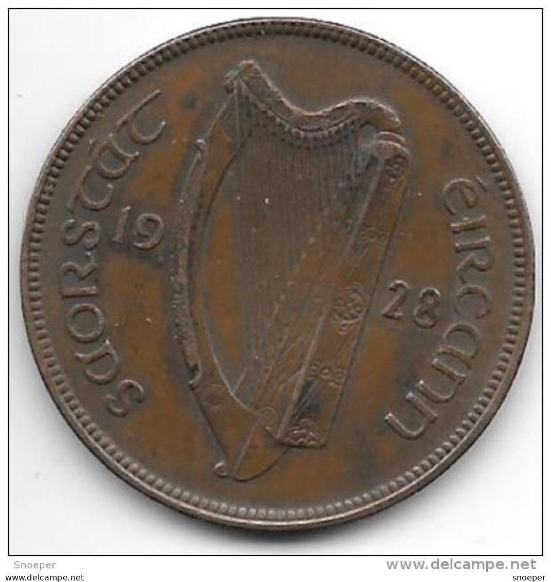 Ireland  1 Penny  1928  Km 3  Xf - Irland