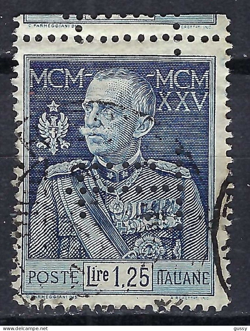 ITALIE Ca.1925-26: Le Y&T 177 Obl. Et Perf. "LT" - Oblitérés