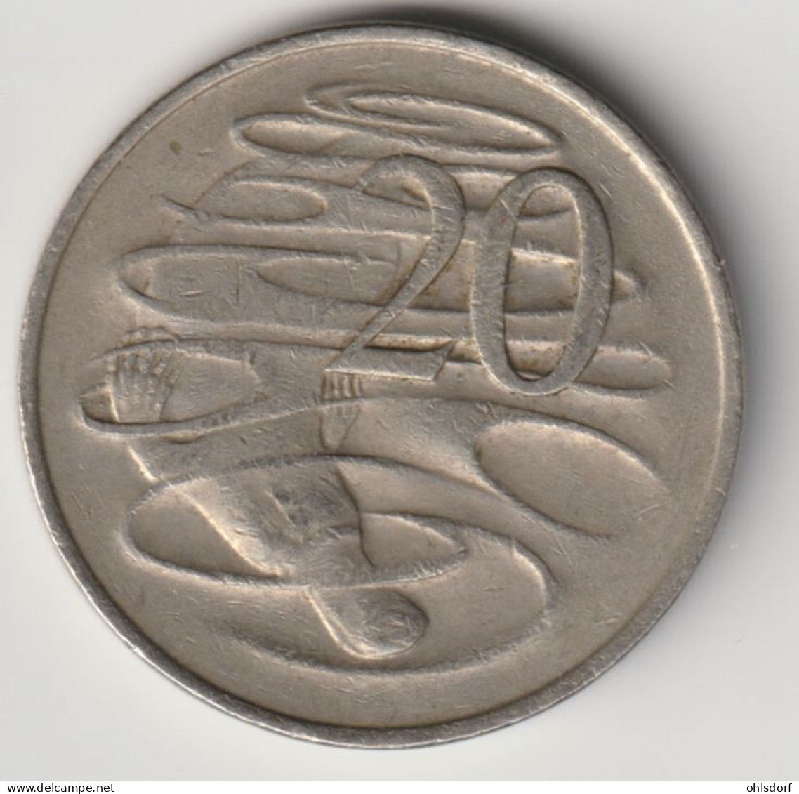 AUSTRALIA 1976: 20 Cents, KM 66 - 20 Cents