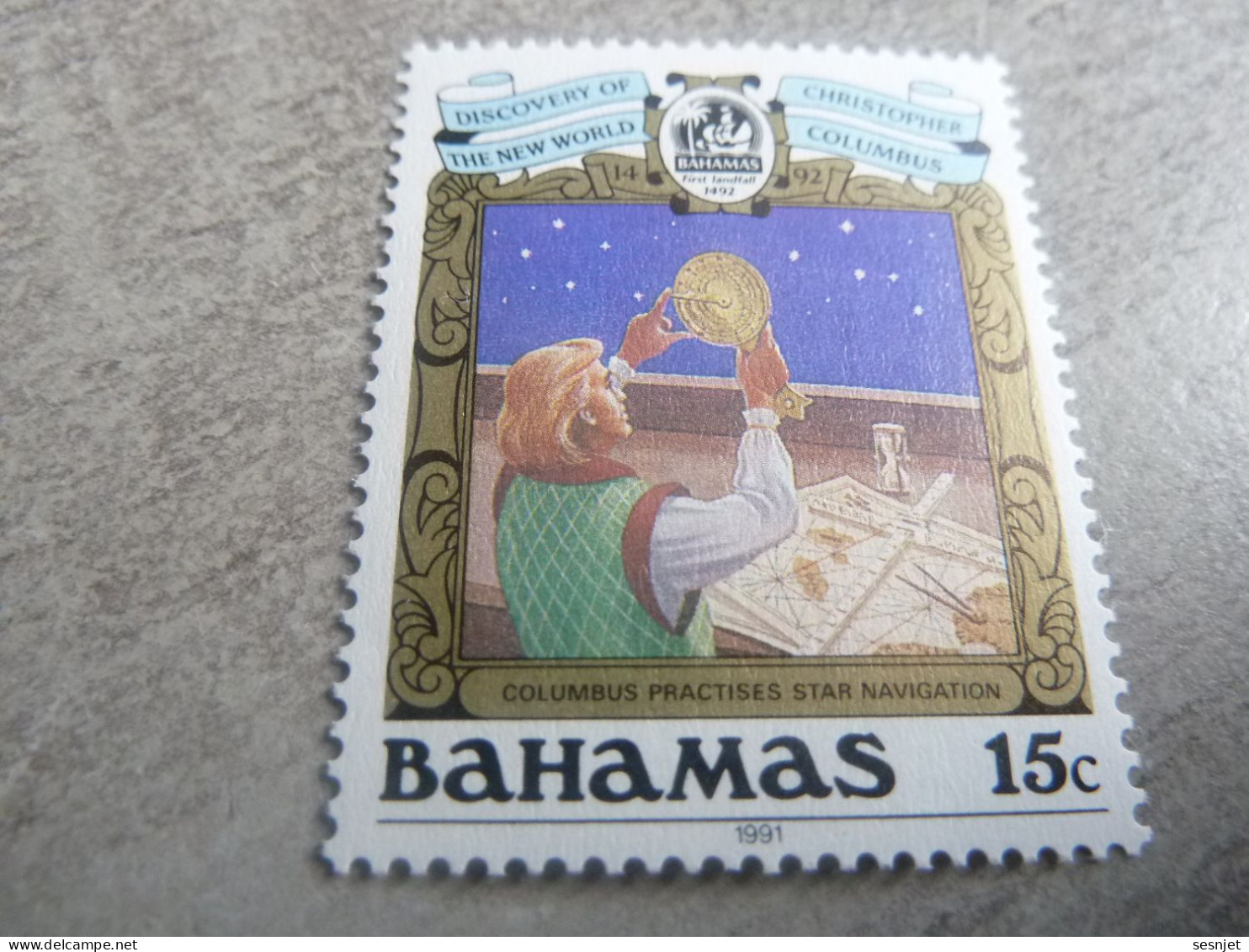 Bahamas - Columbus Practises Star Navigation - Val 15 C. - Multicolore - Neuf Sans Trace De Charnière - Année 1991 - - Bahamas (1973-...)