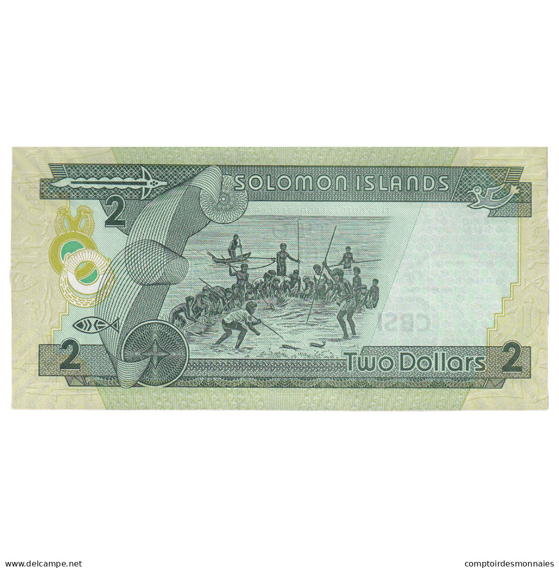 Billet, Îles Salomon, 2 Dollars, 2011, NEUF - Salomons