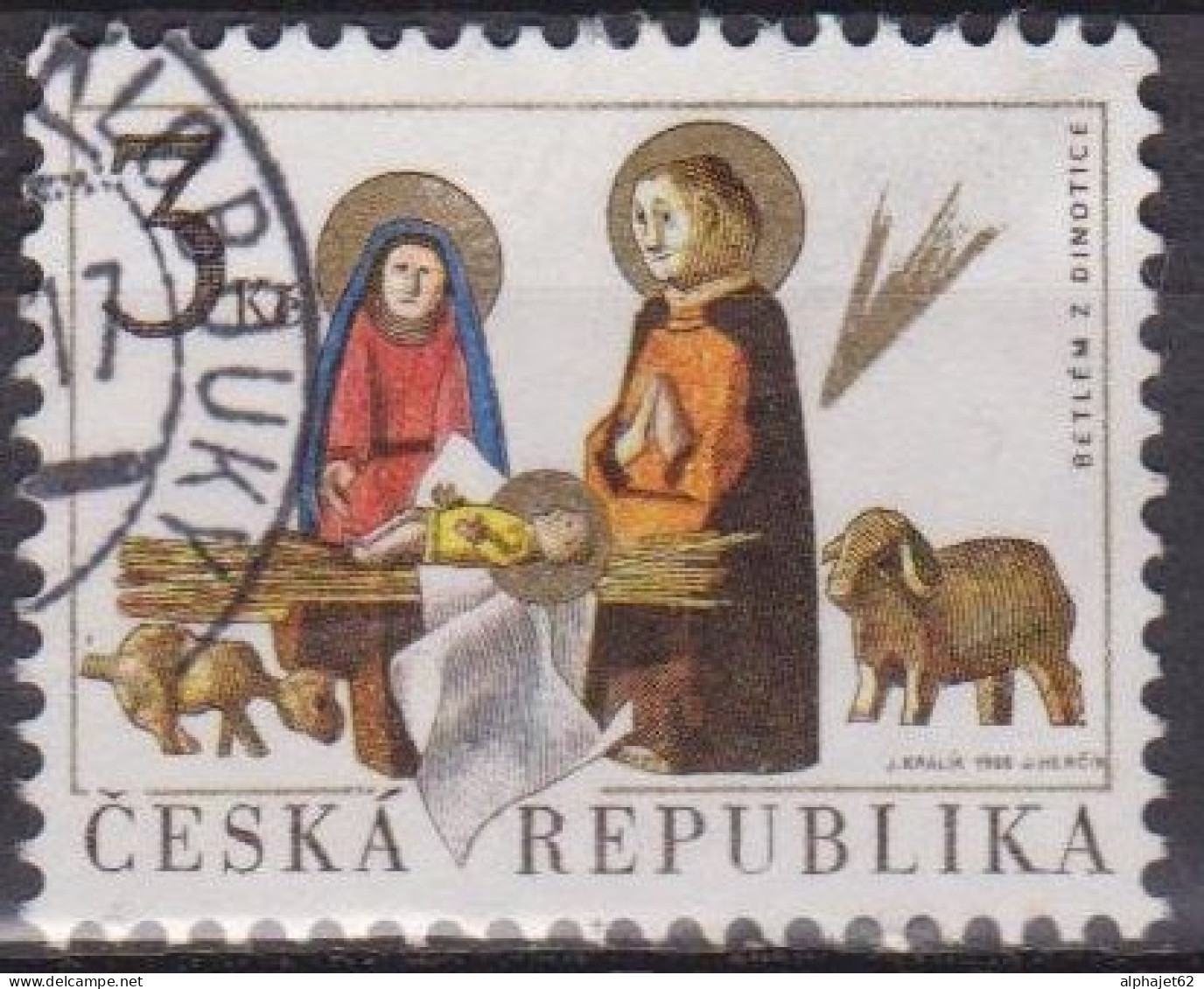 Noel - TCHEQUIE - REPUBLIQUE TCHEQUE - Nativité - N° 129 - 1996 - Used Stamps