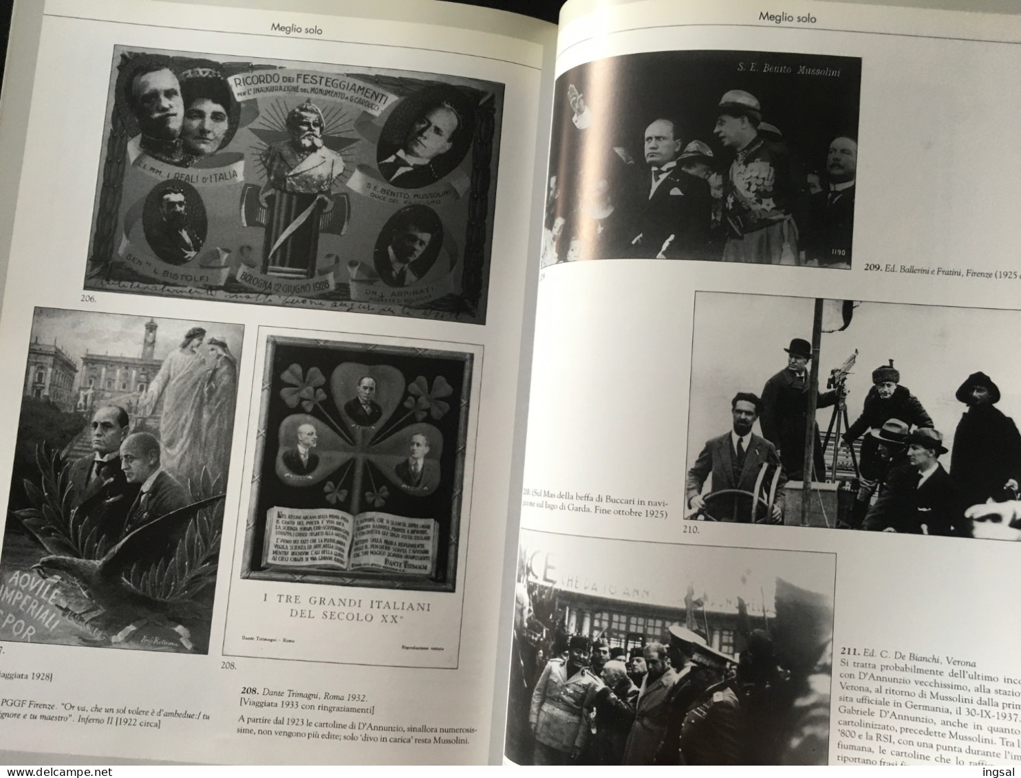 Immagini E Storia Di Mussolini…..Otto Milioni Di Cartoline Per Il Duce ……” Editore…Centro Scientifico......Edizione 1995 - Bibliography