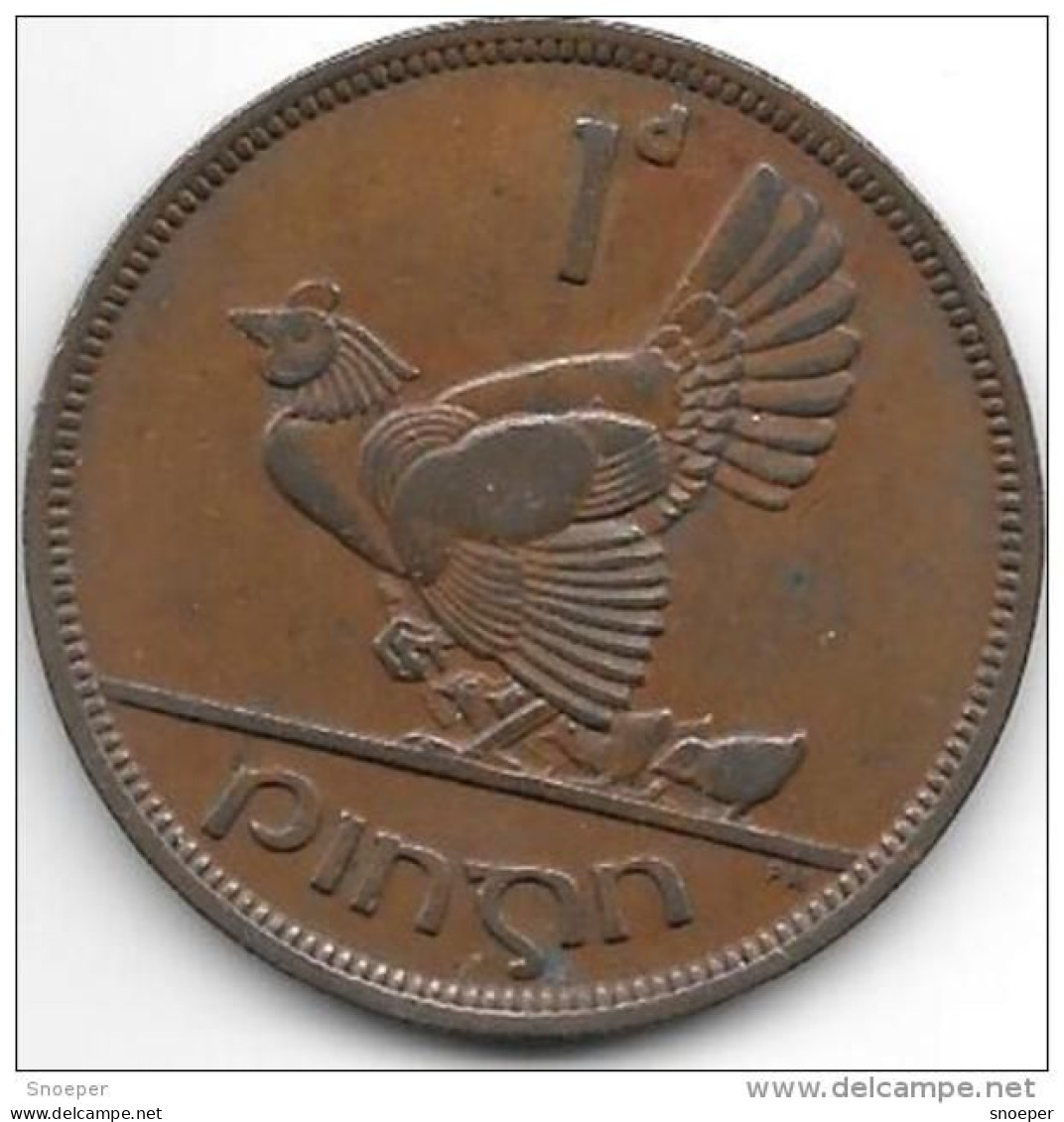 *ireland  1 Penny  1941  Km 11  Vf+ - Irlanda