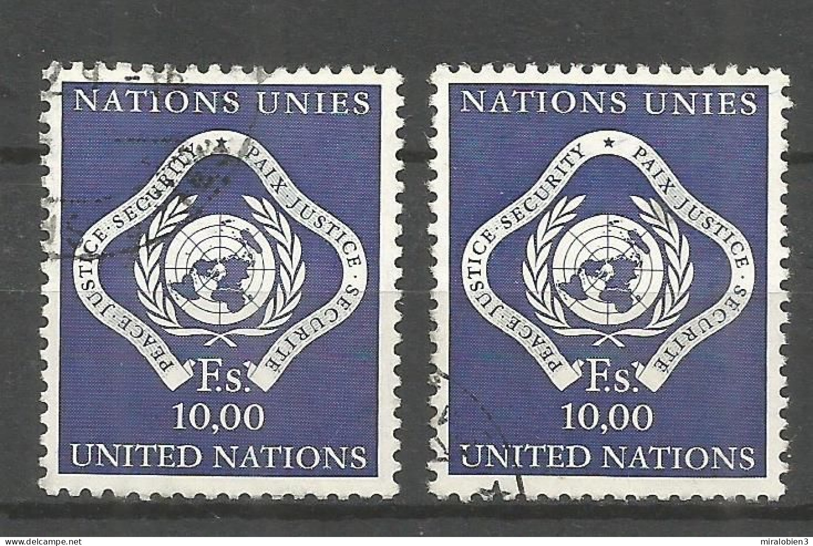 NACIONES UNIDAS OFICINA EN GINEBRA YVERT NUM. 14 USADOS - Used Stamps