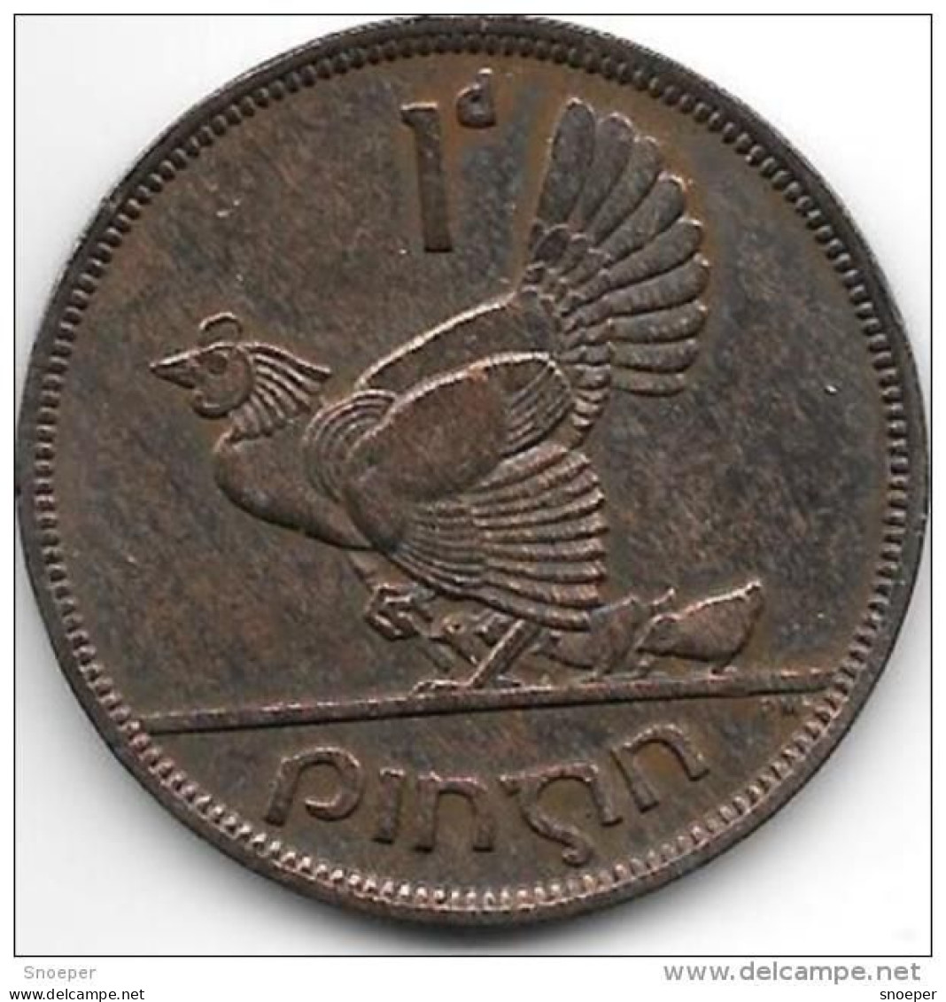 *ireland  1 Penny  1946  Km 11  Vf+ - Irlande