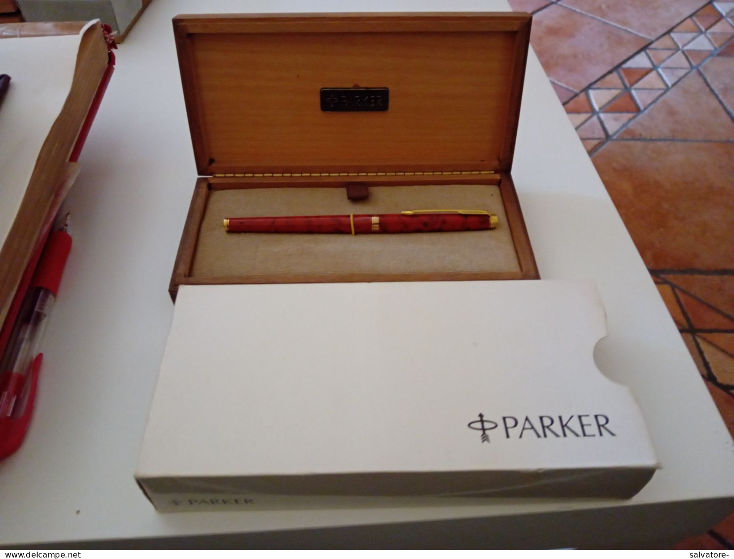 PENNA PARKER - MAI USATA CON SCATOLA E CUSTUDIA - Schrijfgerief