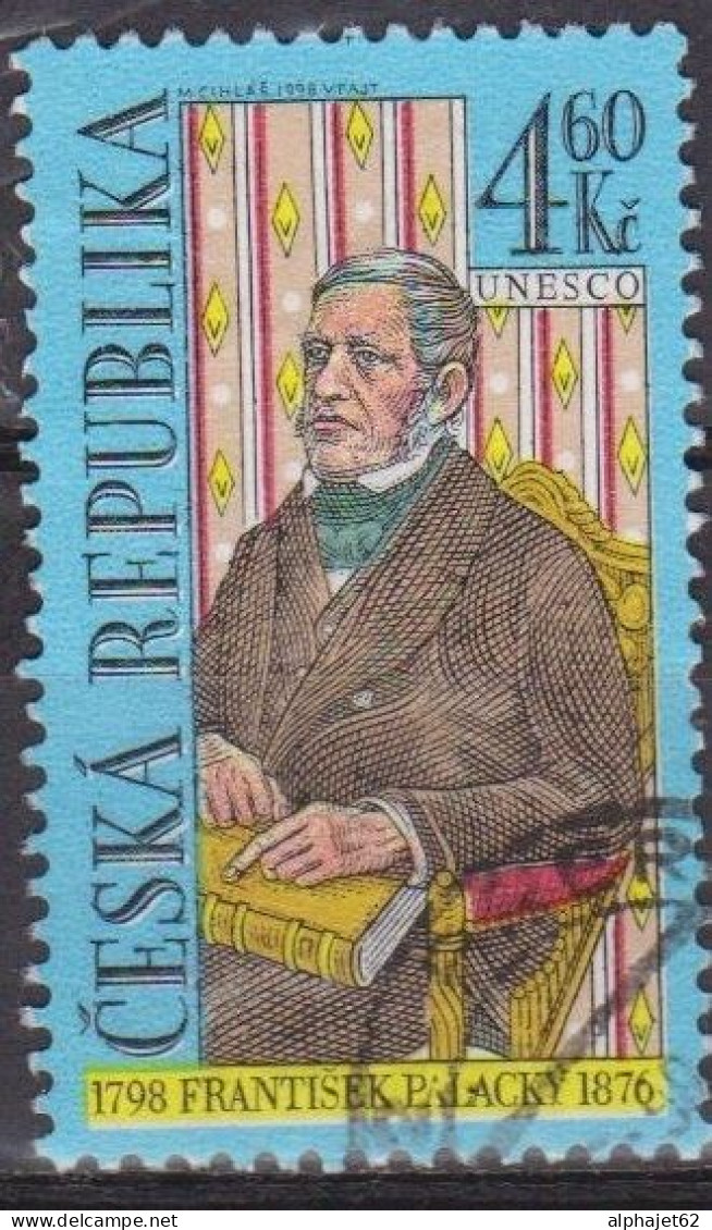 Littérature - TCHEQUIE - REPUBLIQUE TCHEQUE - Frantisek Palacky, Historien - N° 183 - 1998 - Used Stamps