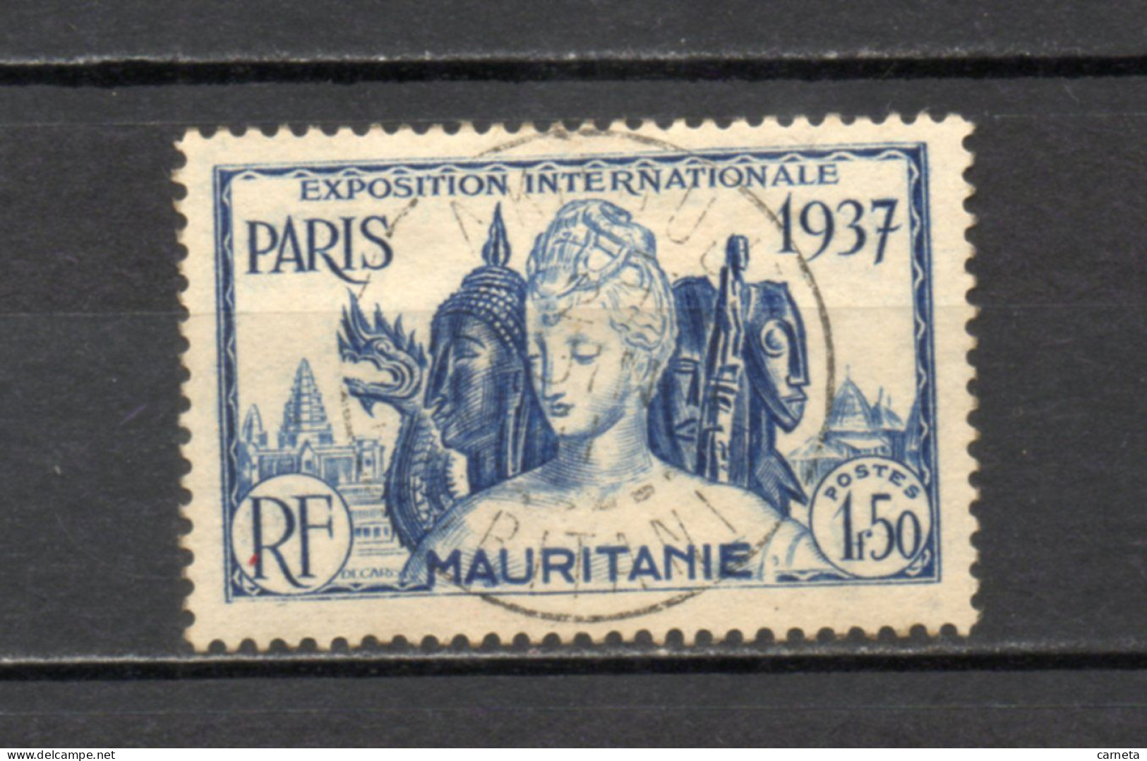 MAURITANIE  N° 71   OBLITERE    COTE 2.00€     EXPOSITION DE PARIS - Oblitérés