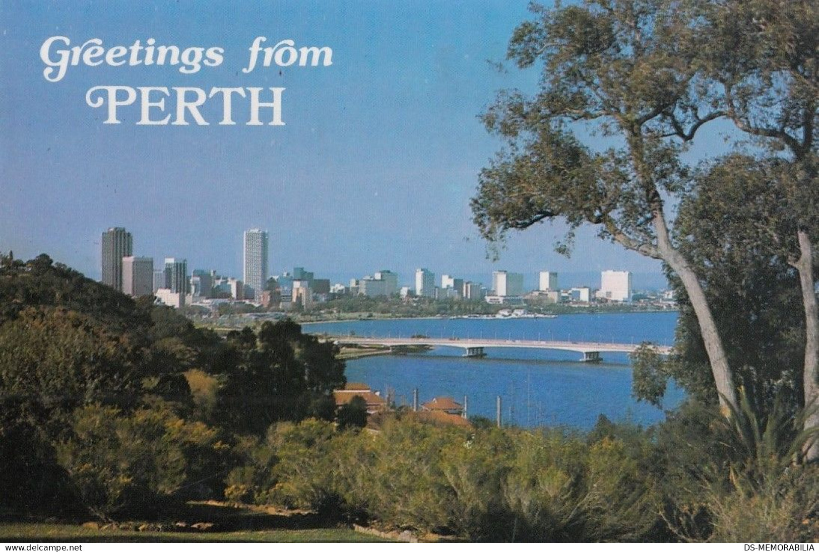 Perth - Skyline And Narrows Bridge 1980 - Perth