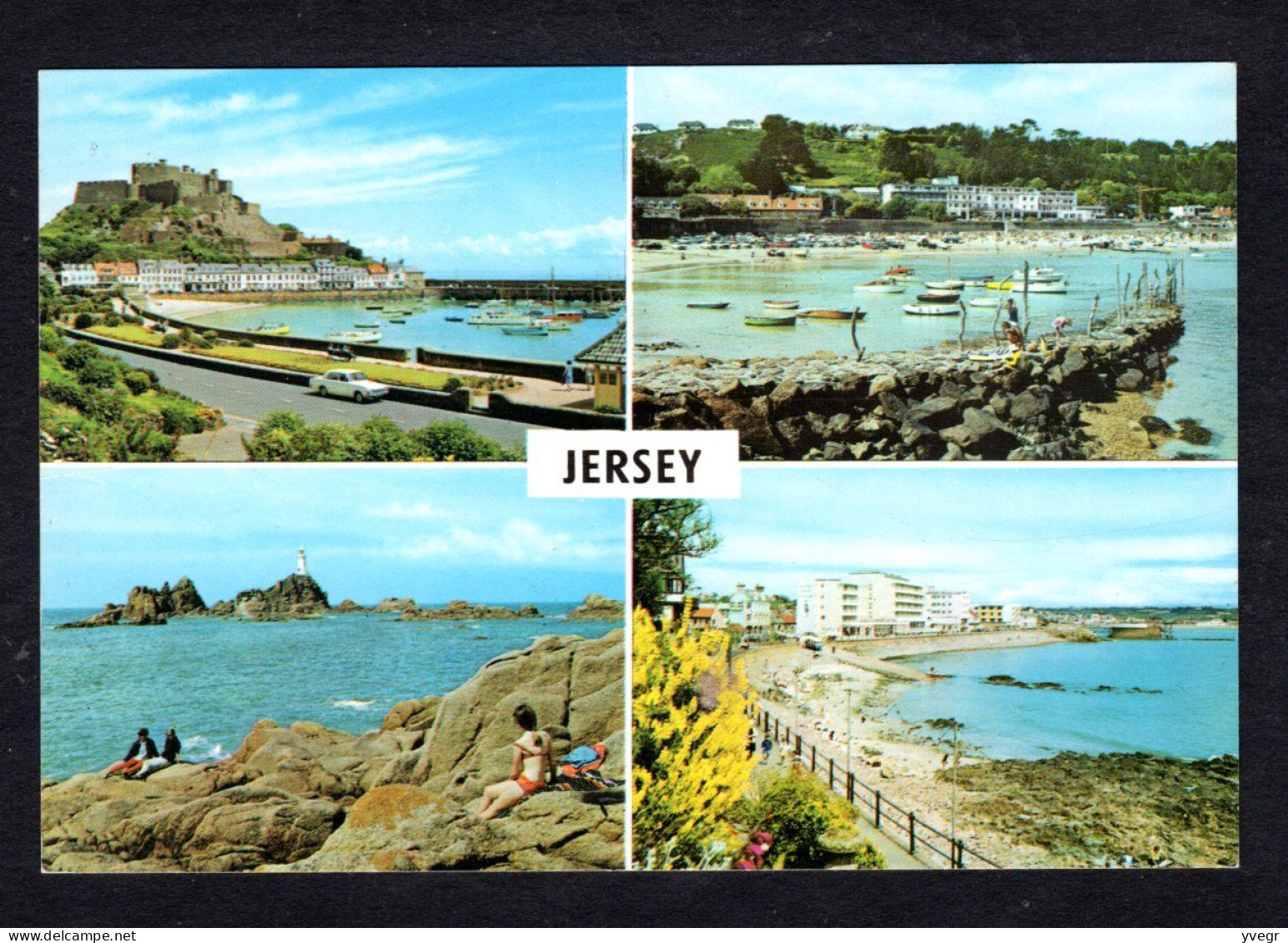 Jersey - Vues Diverses : Mont Orgueil Castle, St Brelade's Bay, La Corbière Lighthouse, Havre De Pas - La Corbiere