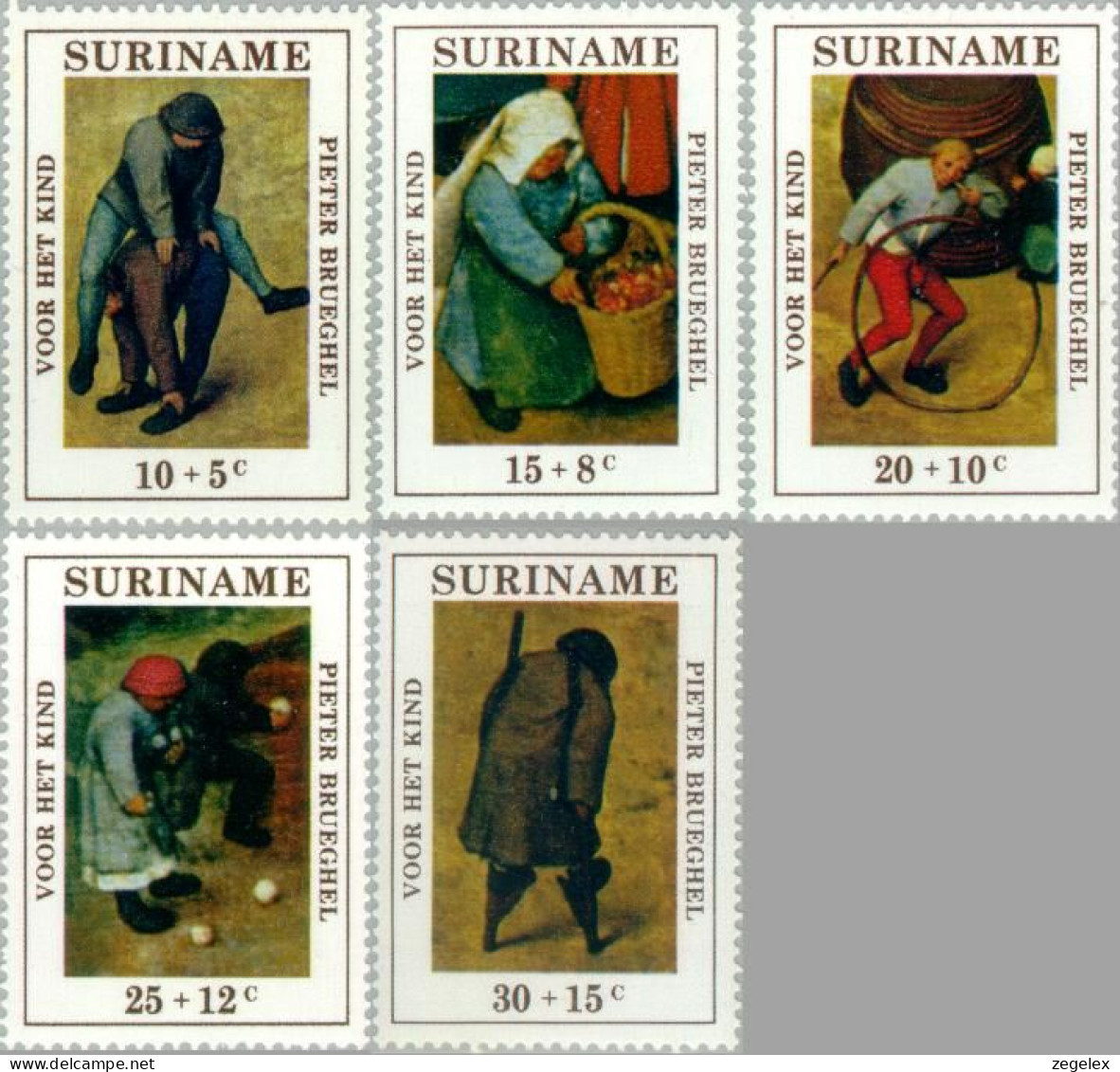 Suriname 1971 Kinderen - NVPH 568 MNH** Postfris - Suriname ... - 1975