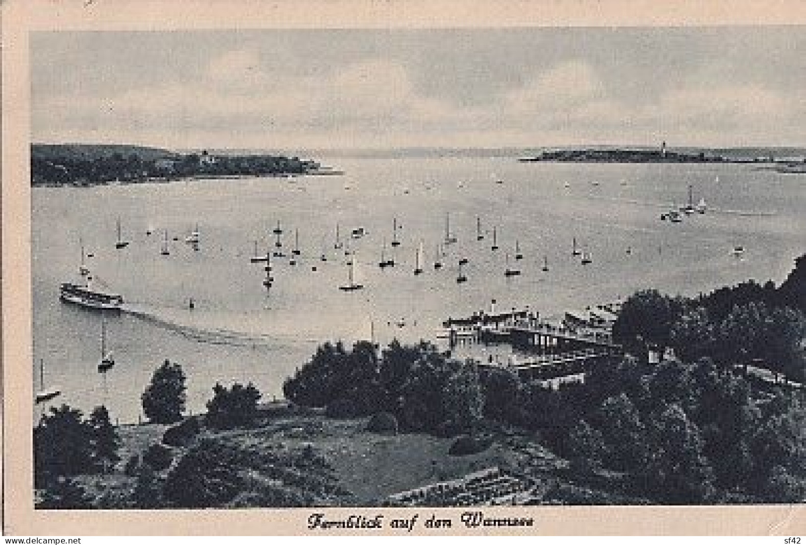 FERNBLICK AUF DEN WANNSEE  + TIMBRE - Wannsee