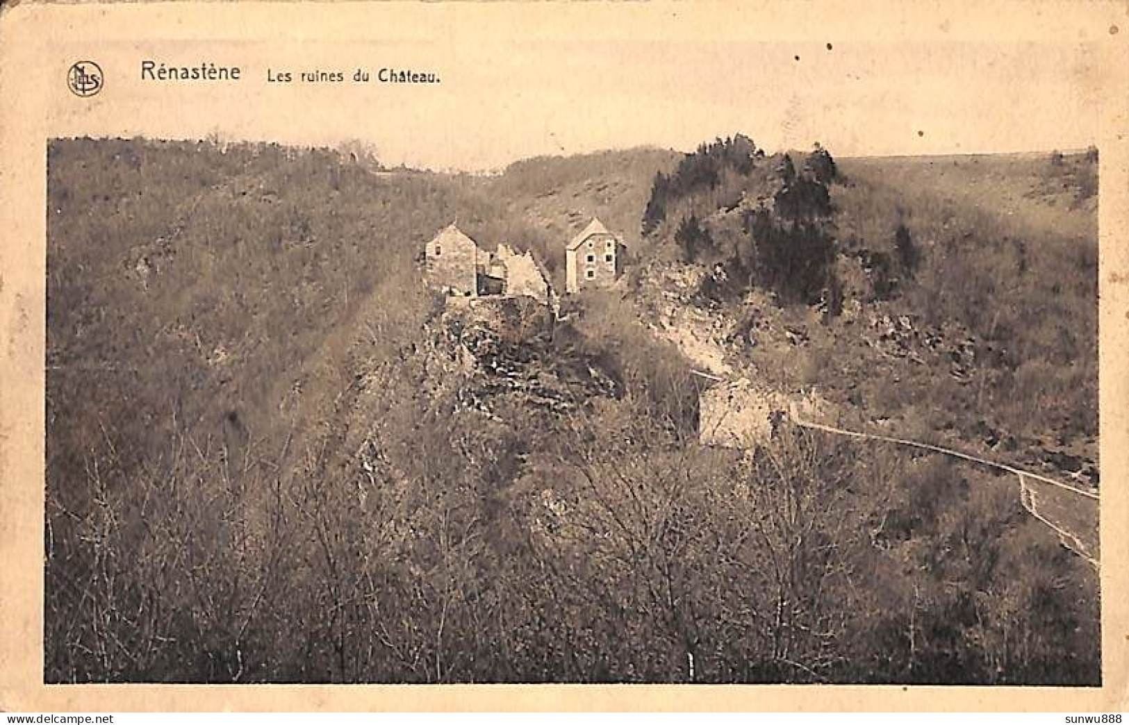 Rénastène - Les Ruines Du Château (1928 Alexandre Herld, Photographe ) - Weismes
