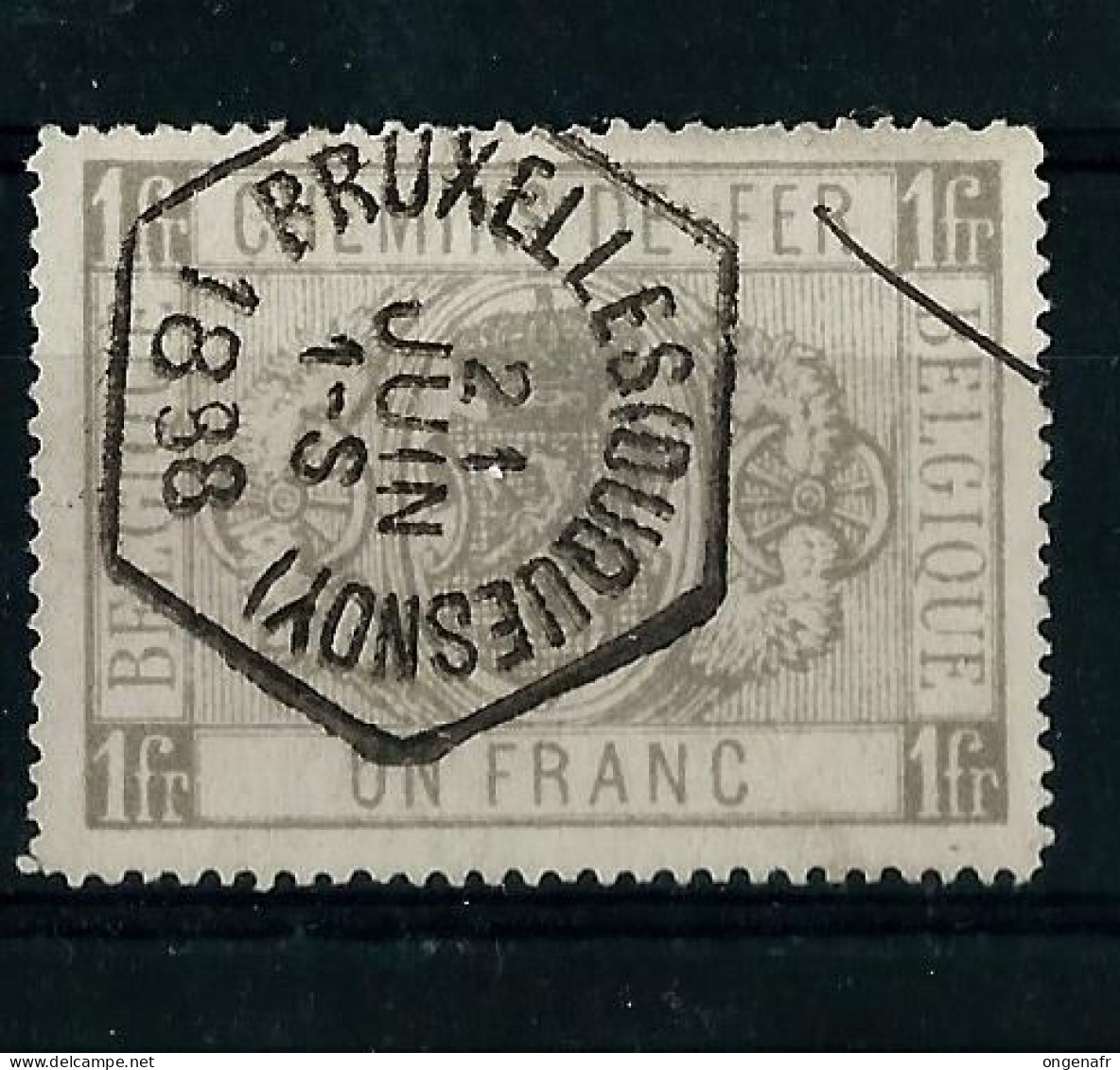 TR 6 - Obl. BRUXELLES - ( DUQUESNOY) - 21/06/1888 - Used