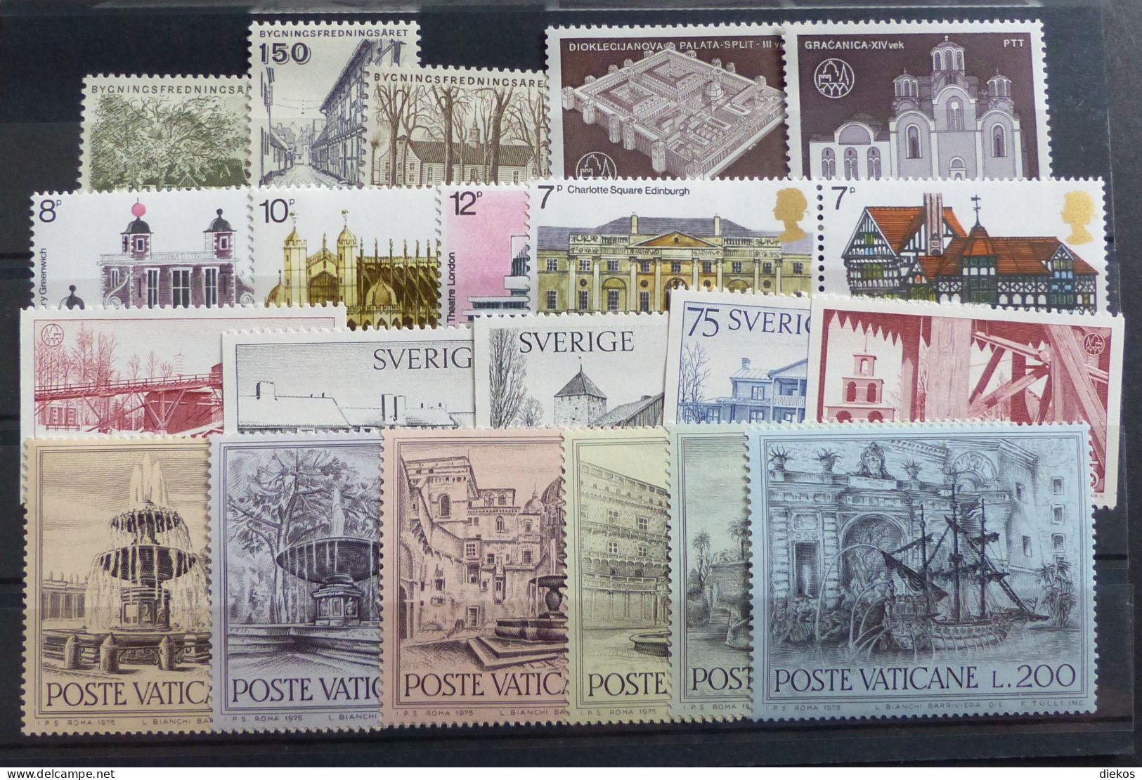 CEPT Mitläufer Lot Ca 1975   MNH ** Postfrisch       #6255 - Collections, Lots & Séries