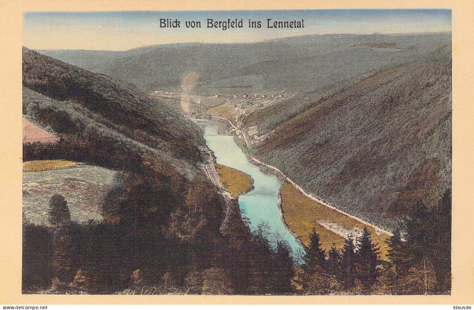 Blick Von Bergfeld Ins Lennetal - Halver