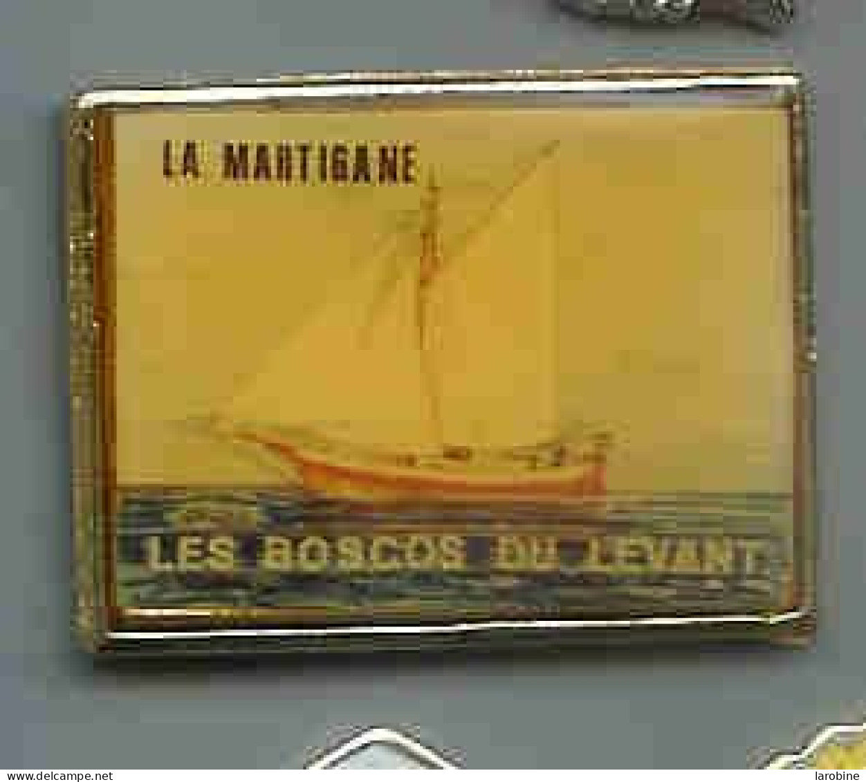 @@ Bateau Marine Voile Voilier La Martigane Les Boscos Du Levant (2.5x3.2) @@ma01 - Voile