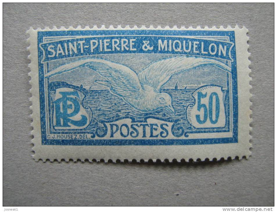 SAINT PIERRE ET MIQUELON   P 114 * *       OISEAU - Unused Stamps