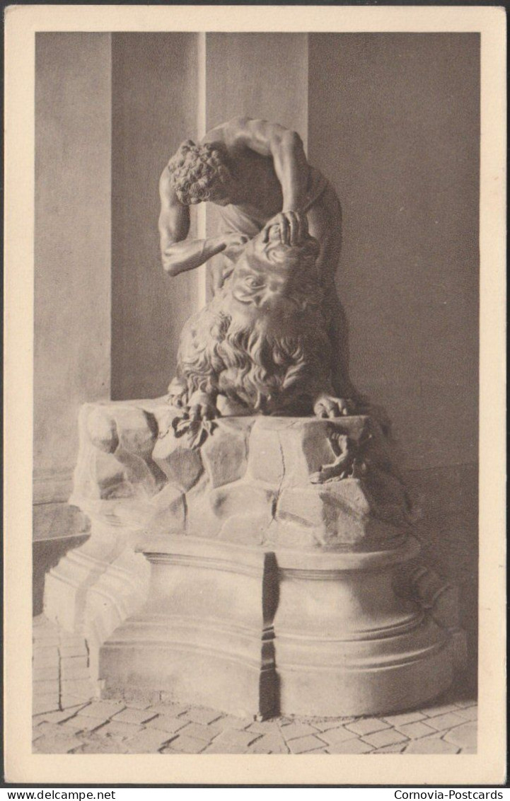 Holzfigur, Herkules, Schloß Schönbrunn, Wien, C.1920s - Schönbrunner Tiergarten AK - Schloss Schönbrunn