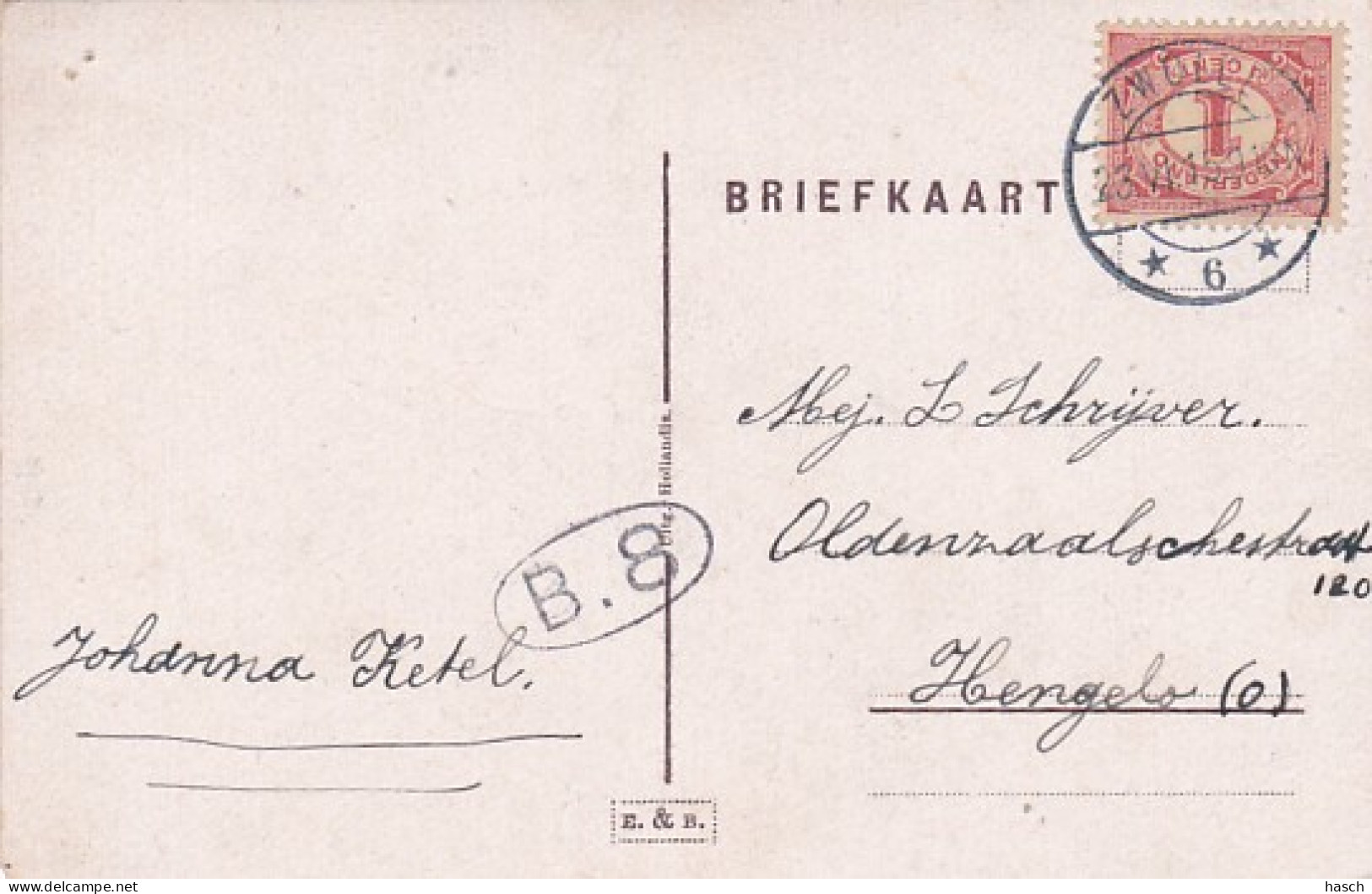 482818Zwolle, Engelsche Werk. 1915. (rechtsboven 2 Kleine Gaatjes) - Zwolle