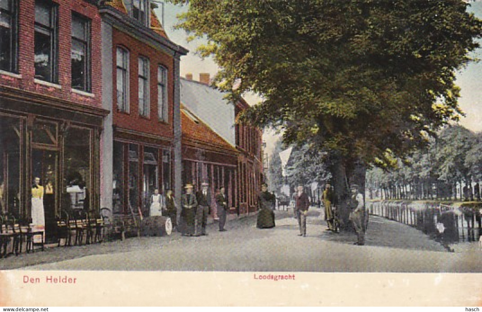 4831130Den Helder, Loodsgracht. 1909.(zie Rechterkant Onder) - Den Helder