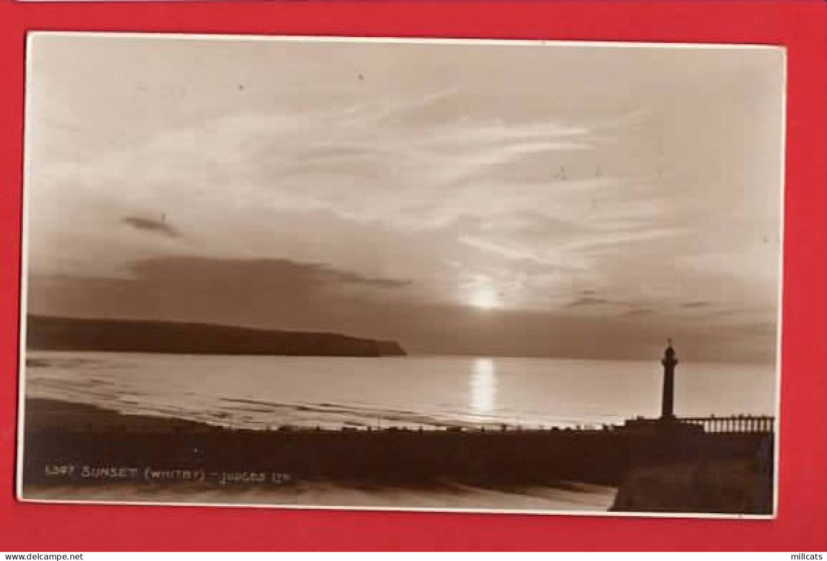 WHITBY   SUNSET JUDGES RP  Pu 1939 - Whitby