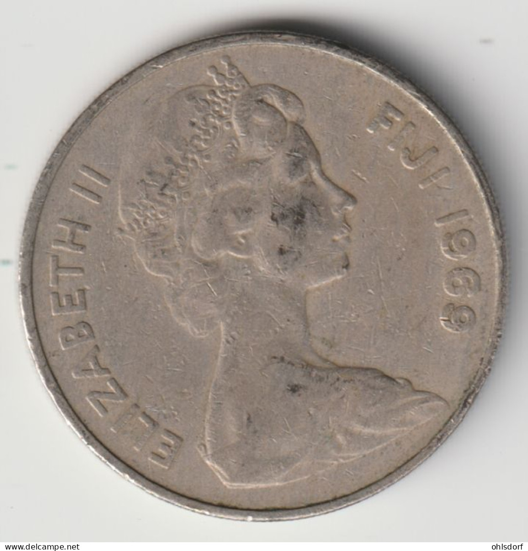 FIJI 1969: 20 Cents, KM 31 - Fidji