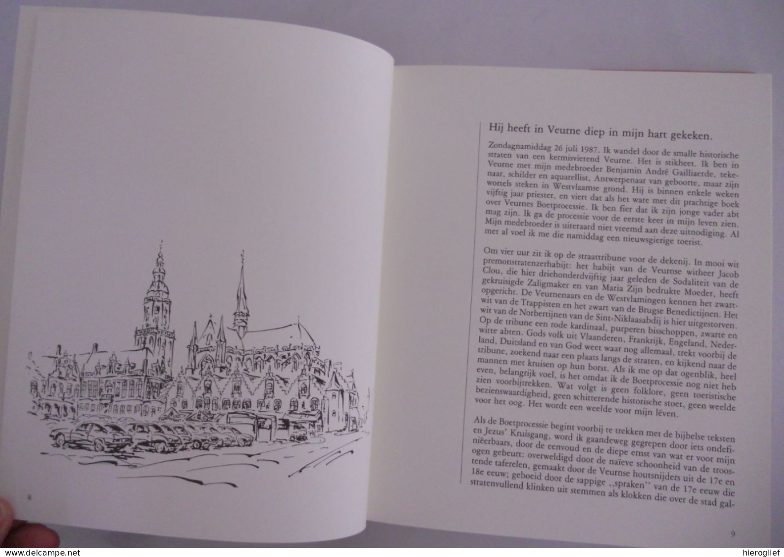 BOETPROCESSIE VEURNE 350 Jaar Sodaliteit Door Jakob Debruyne André Gailliaerde 1987 Boetelingen Boete Processie Westhoek - Histoire