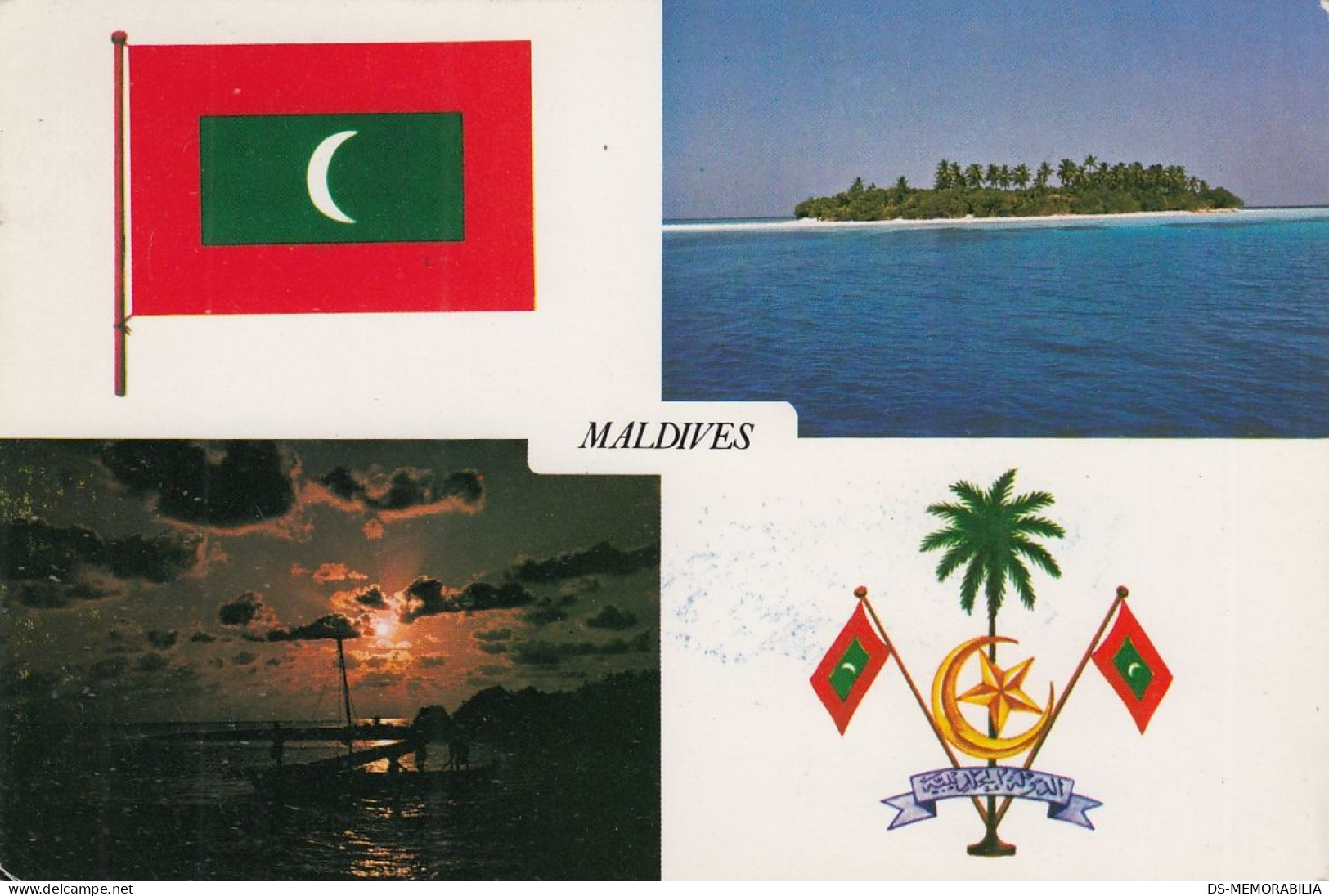 Maldives - National Flag & Emblem 1981 - Maldiven