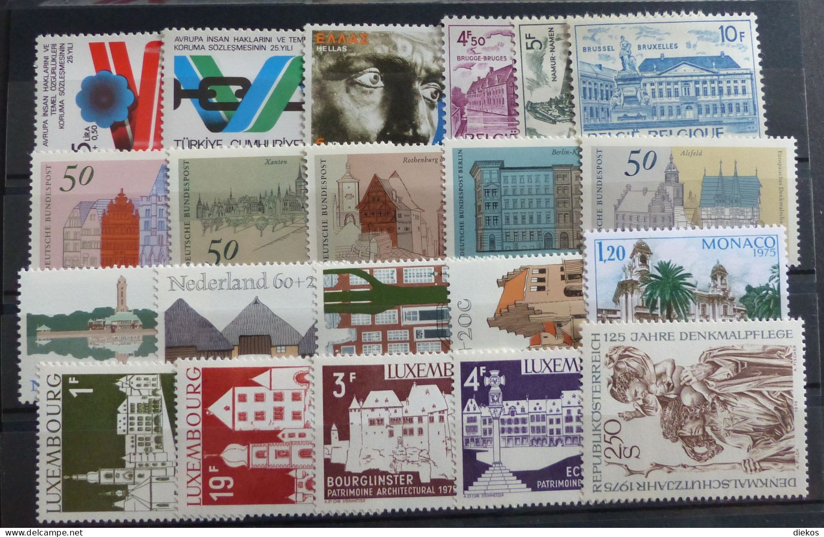 CEPT Mitläufer Lot Ca 1975   MNH ** Postfrisch       #6258 - Collections, Lots & Series