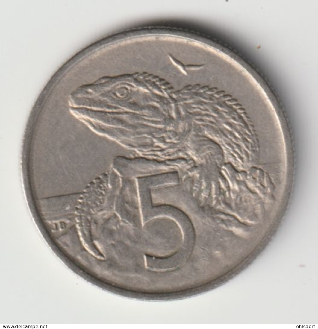 NEW ZEALAND 1967: 5 Cents, KM 34.1 - Nouvelle-Zélande