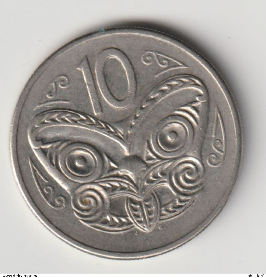 NEW ZEALAND 1980: 10 Cents, KM 41 - Nueva Zelanda