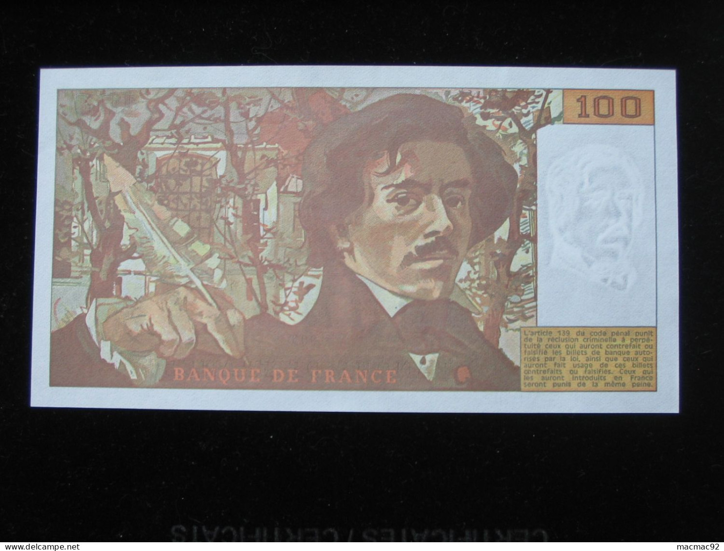 100 Cent Francs - DELACROIX  1993 - Billet NEUF    **** EN ACHAT IMMEDIAT **** - 100 F 1978-1995 ''Delacroix''