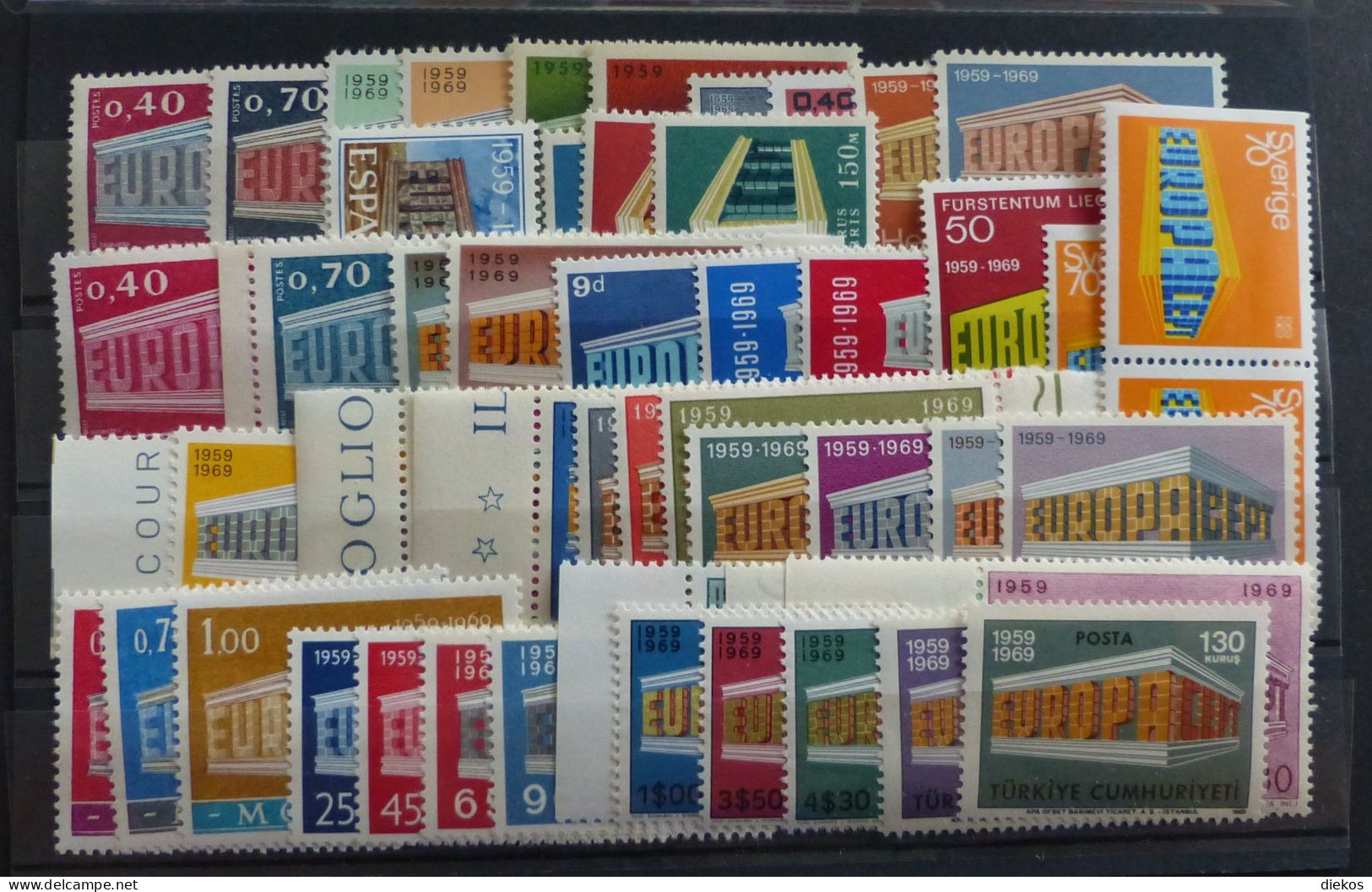 CEPT Jahrgang 1969      MNH ** Postfrisch       #6267 - Collections, Lots & Séries