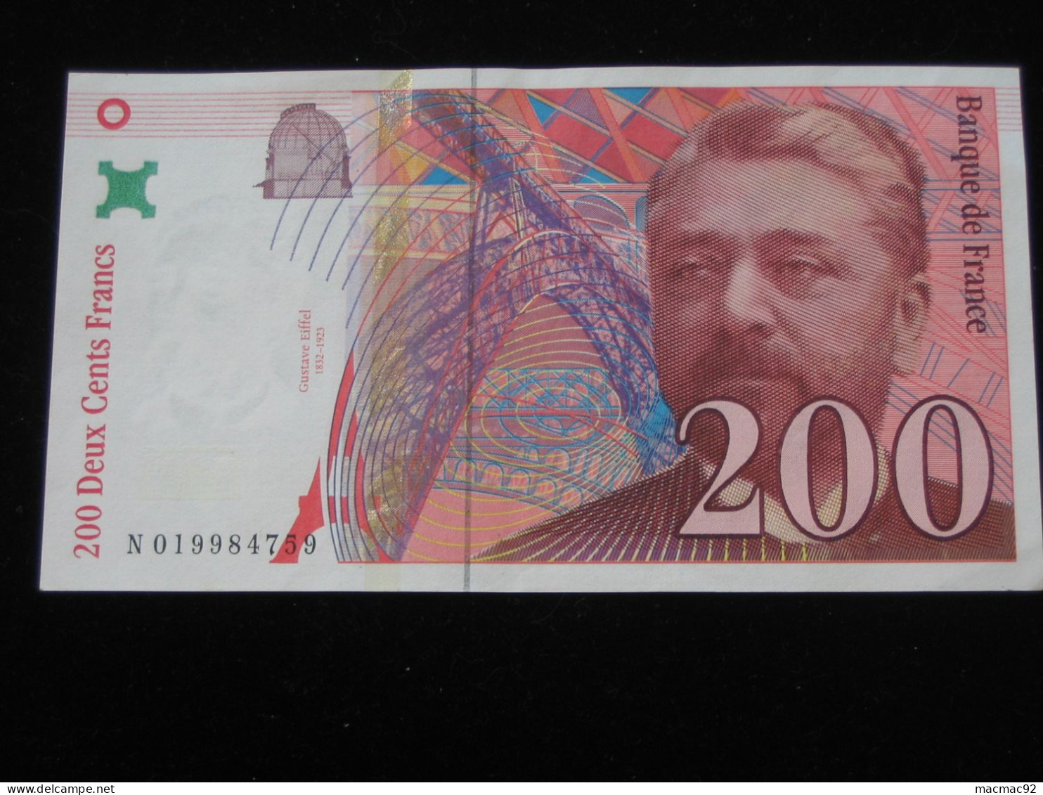 200 Cent Francs - Gustave EIFFEL  1996 - Billet SPL   **** EN ACHAT IMMEDIAT **** - 200 F 1995-1999 ''Eiffel''