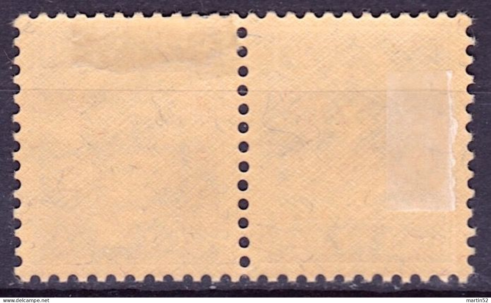 Schweiz Suisse 1924: Tell (20 Lila) Kehrdruck / Tête-bêche Zu K19 Mi K19 * Mit Falz Trace MLH (Zu CHF 19.00 - 50%) - Tête-bêche